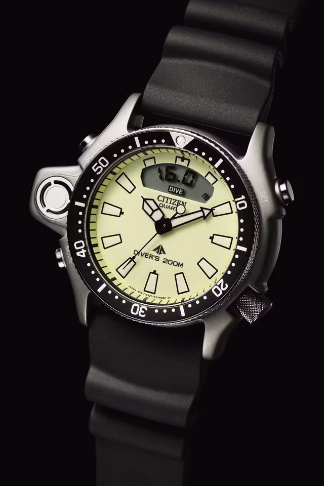 Citizen Promaster Sort / Lys grønn 44 mm