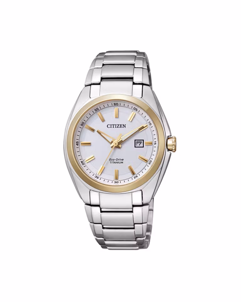 Citizen Eco-Drive Dame Titan / Hvit 34mm SKU   |   CI EW2214-52A