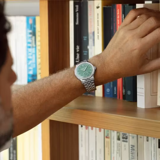 Raymond Weil Millesime Mens Automatic Small Seconds Stål / Grønn 39,5mm