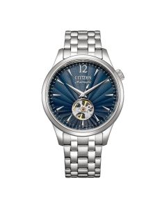 Citizen Open Heart Automatikk Stål / Blå 40mm