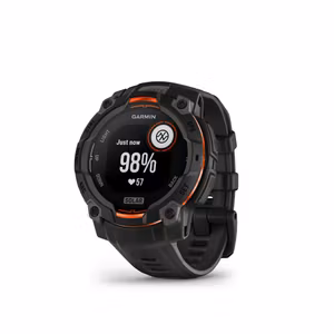 Garmin Instinct 3 – 45 mm, Solar Sort med sort rem
