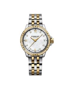 Raymond Weil Tango Ladies Diamonds Two-tone / Perlemor 30mm SKU 5960-SPS-00995