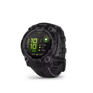 Garmin Instinct 3 – 45 mm, AMOLED Sort med sort rem