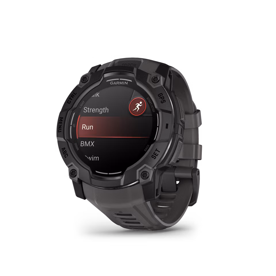 Garmin Instinct 3 – 50 mm, AMOLED Sort med koksgrå rem