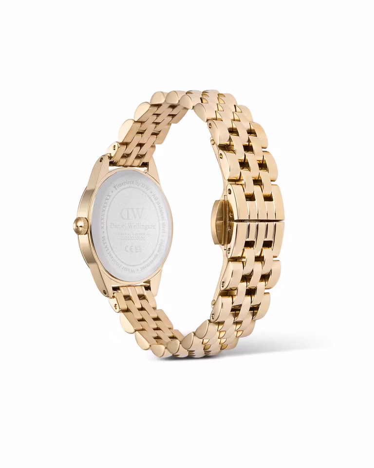 Daniel Wellington Ophelia Oval Mini Gullfarget Stål / Grønn 25,5 x 22mm