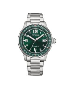 Citizen Automatikk Mens Stål / Grønn 40mm