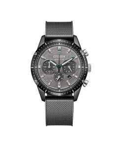 Citizen Eco-Drive Chrono Mens Stål / Sort 40mm
