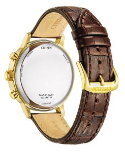 Citizen Classical Eco-Drive Brun / Hvit 42mm SKU   |   CI CA7062-15A