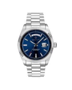 Gant Fairfax Herre Stål / Blå 41mm SKU   |   G189002
