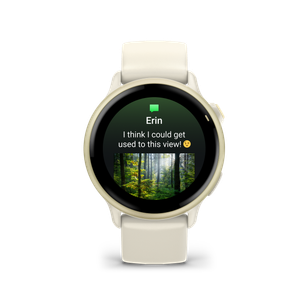 Garmin vívoactive® 6 Lunar Gold med Bone-rem