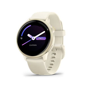 Garmin vívoactive® 6 Lunar Gold med Bone-rem
