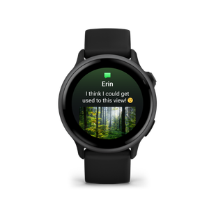 Garmin vívoactive® 6 Skifergrå med sort rem