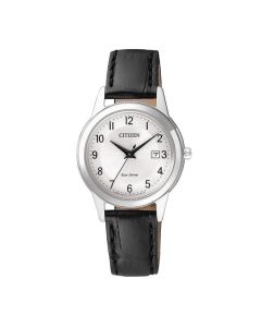 Citizen Eco-Drive Lady Sort Rem / Hvit 29.5 mm SKU   |   CI FE1081-08A