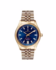 Gant Sussex Gullfarget Stål / Blå 43,5mm SKU   |   G166018