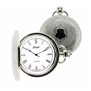 Bonett lommeur mekanisk inkl. kjede