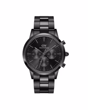 Daniel Wellington Iconic Chrono Black Sunray 42mm SKU   |   DW00100642