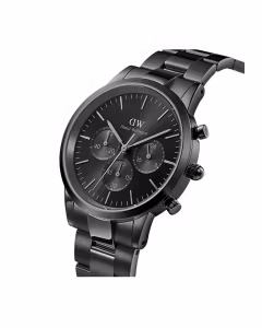 Daniel Wellington Iconic Chrono Black Sunray 42mm SKU   |   DW00100642