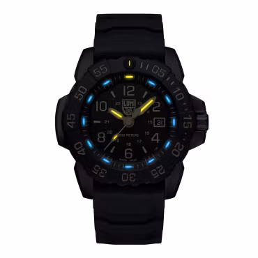 LUMINOX NAVY SEAL FOUNDATION BLÅ REM-BLÅ KASSE-AR Ø45 - XS.3255.CB.NSF