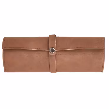 LEATHER STRAP ROLL 5 SLOT / BROWN