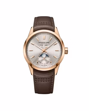 Raymond Weil Freelancer Mens Automatic Rosegull / Sand 40mm - 2766-PC5-64001