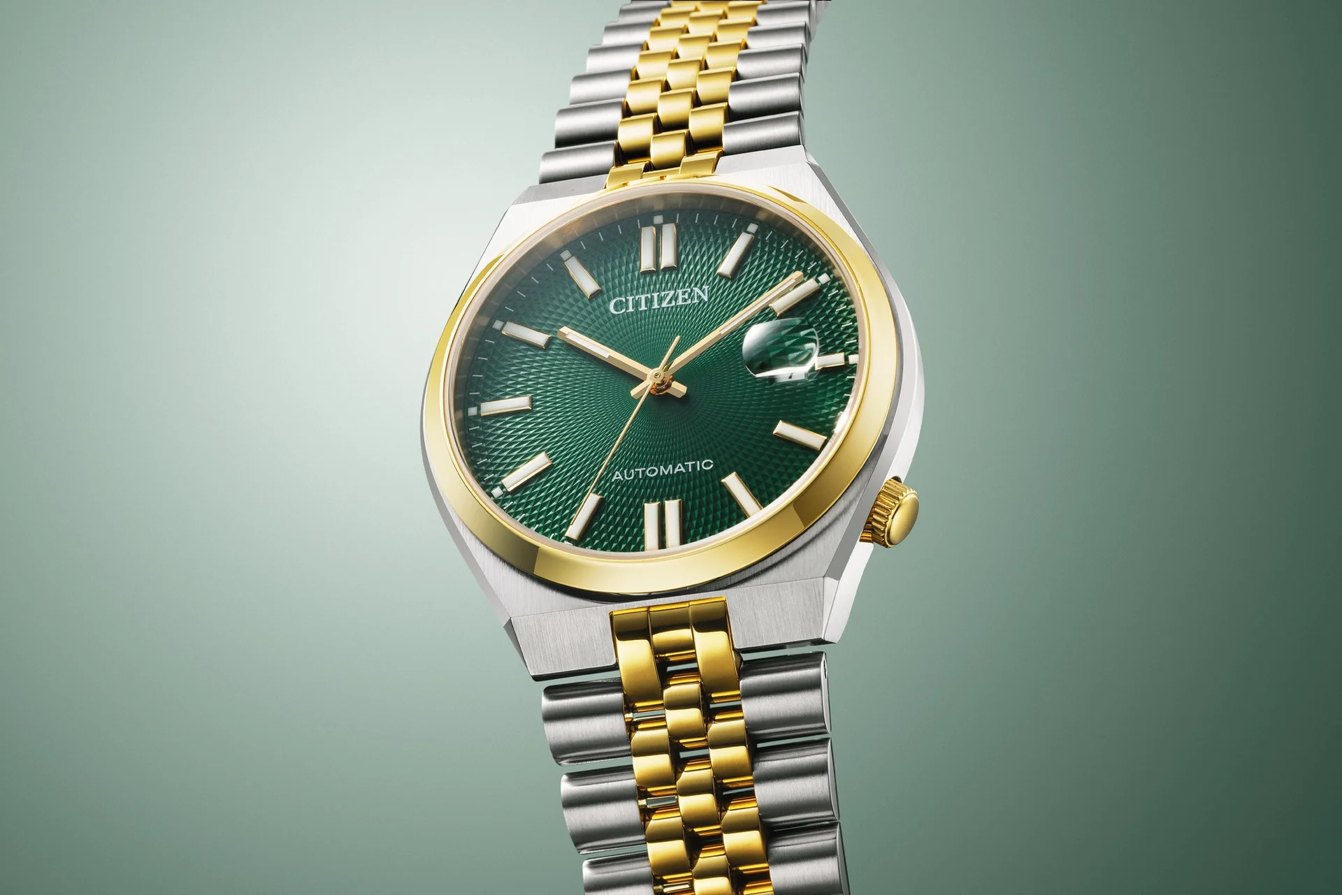 Citizen Tsuyosa 60 Automatic Tofarget / Grønn 40mm -  CI NK0024-54X