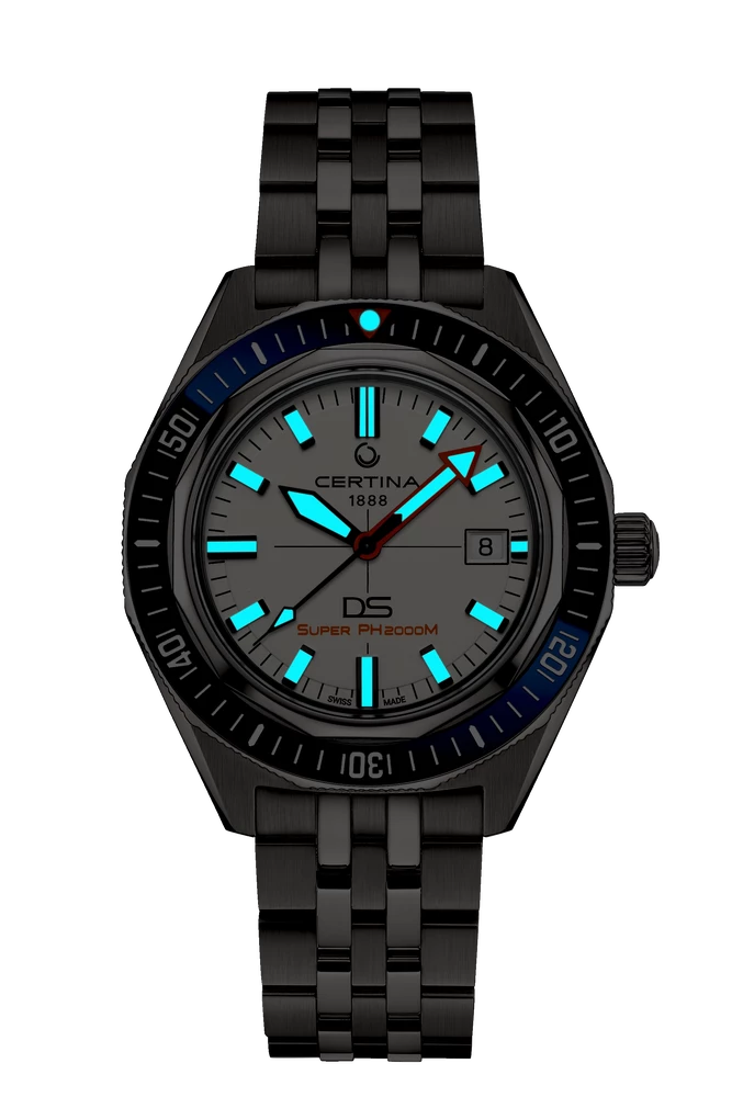 Certina DS SUPER PH2000M Men watch ∙ Automatic ∙ White ∙ Titanium  Reference: C050.607.44.011.02
