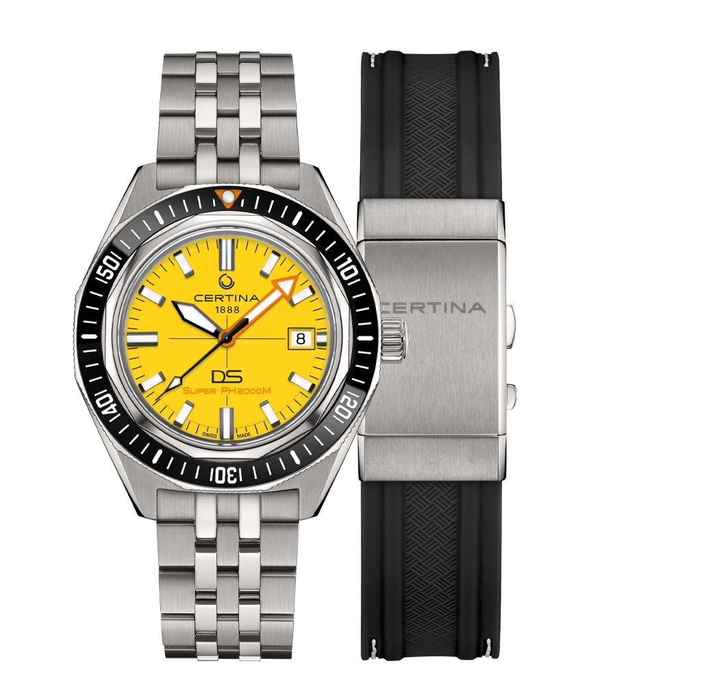 Certina DS SUPER PH2000M Men watch ∙ Automatic ∙ Titanium  Reference: C050.607.44.361.02