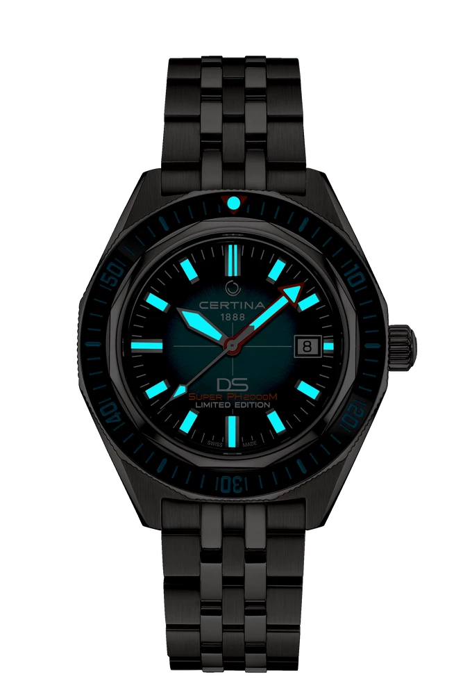 Certina DS SUPER PH2000M STC Men watch ∙ Automatic ∙ Blue ∙ Titanium  Reference: C050.607.44.041.10