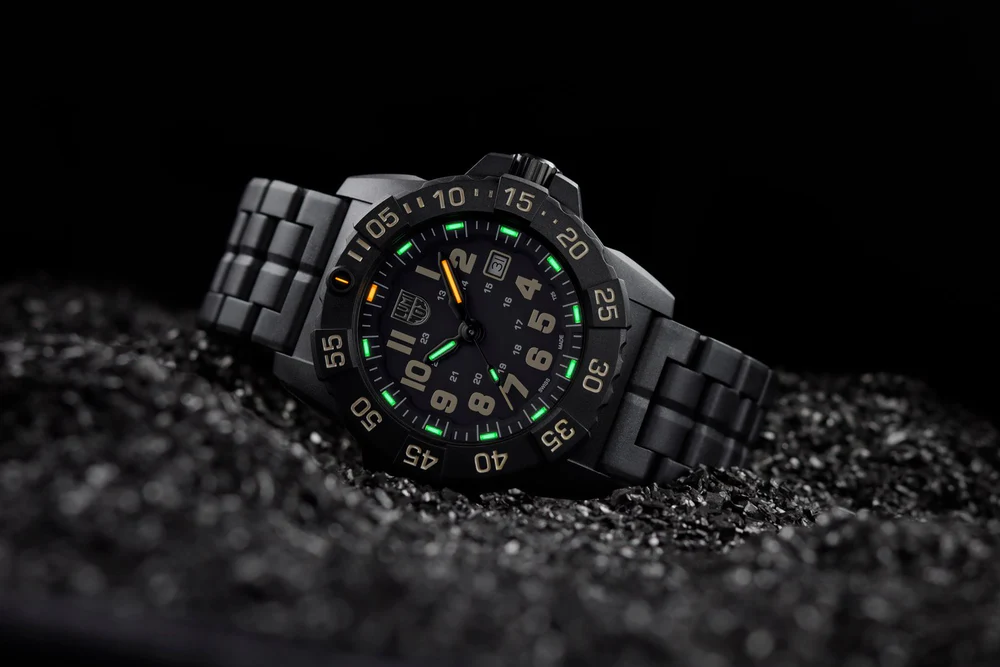 Luminox Navy Seal herreklokke med sort rem (45mm)