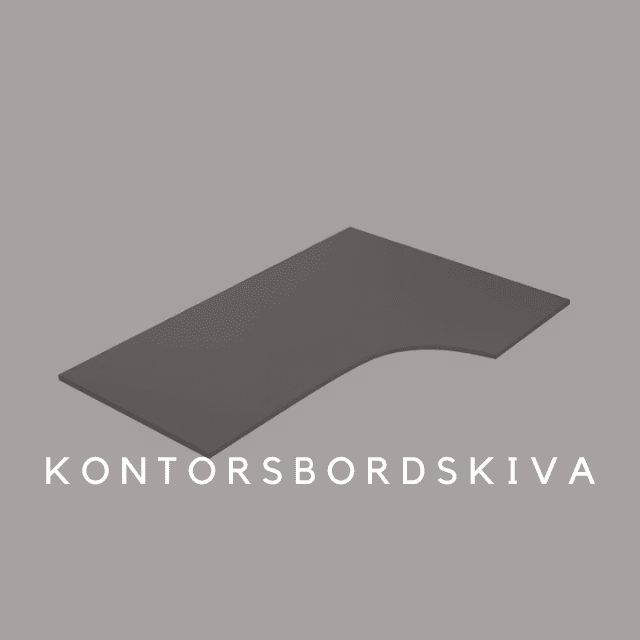 Kontorsbordskiva - Zillion box