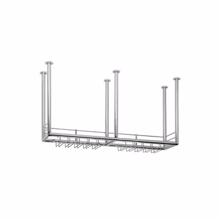 Flaskhylla LOM43 KROM - Takmontage