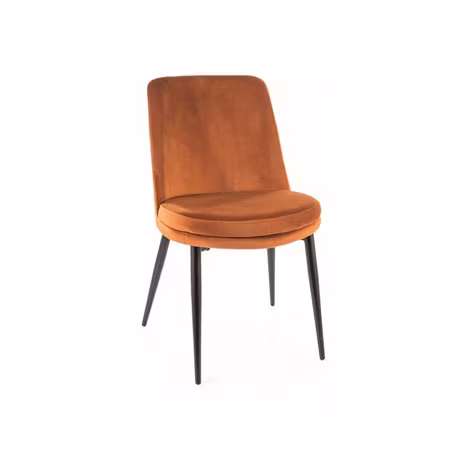 Stol Kaya svart koppar