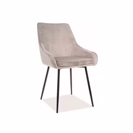 Stol Kobi svart ljusgrå