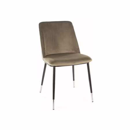 Stol Julia svart cappuccino