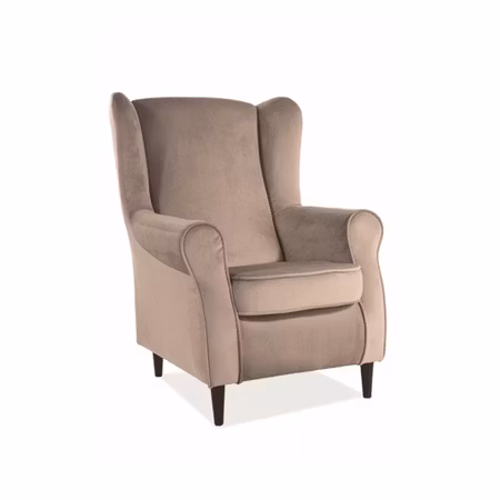 Fåtölj Bergen mörkbeige