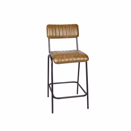 Barstol Jason cognac låg