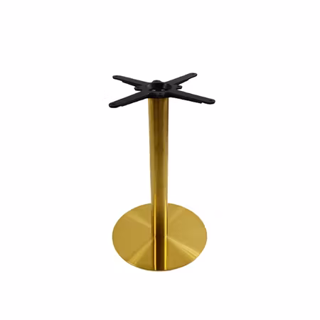 Bordsstativ Flat Rund borstat guld Ø45cm