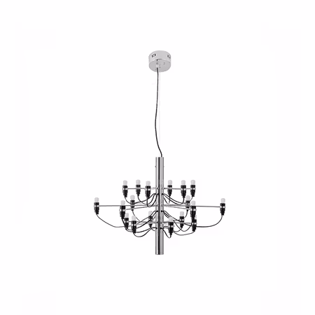 Taklampa Trendy silver 18 armar