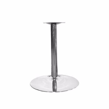 Trumpetfot, Ø60 krom