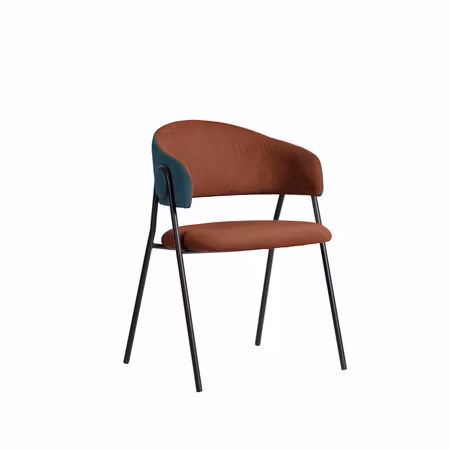 Stol Linnea, orange blå