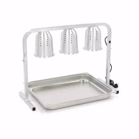 Värmelampa dubbel - inkl. 3 lampor, 1 x 1/1 GN-kantin