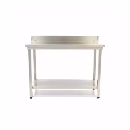 Arbetsbänk med underhylla, bakkant 140x60 cm