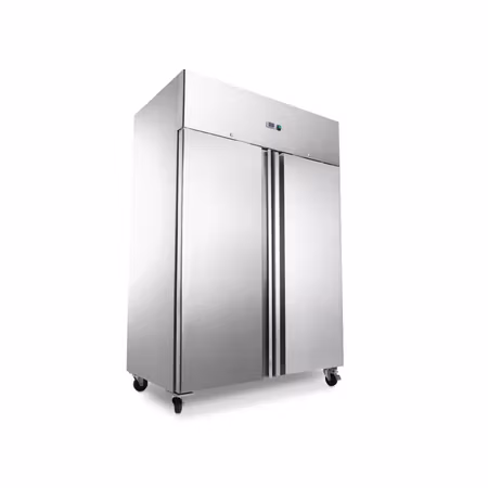 Kylskåp 2 dörrar 1200L - 6 st hyllor - hjul