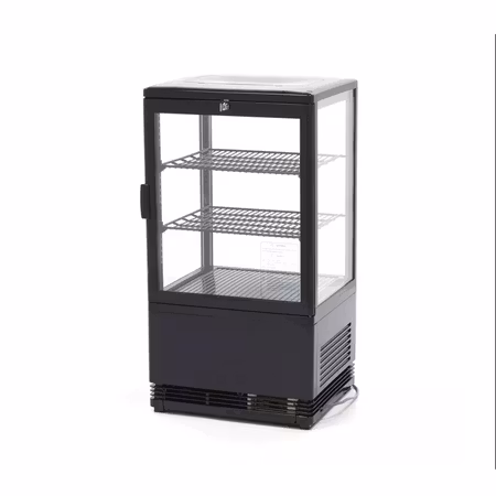 Display kylskåp 43cm - 58L - svart