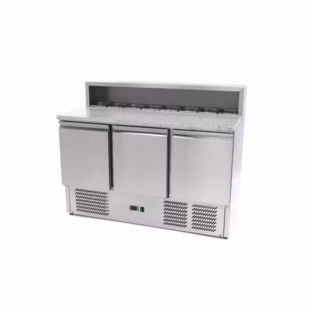 Kallskänksbänk 3 dörrar - 136,5cm - 400L