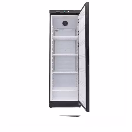 Kylskåp - 400L - 4 justerbara hyllor - svart