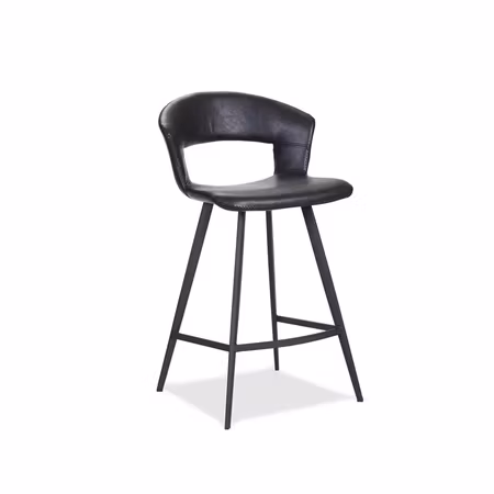 Barstol Tova svart låg