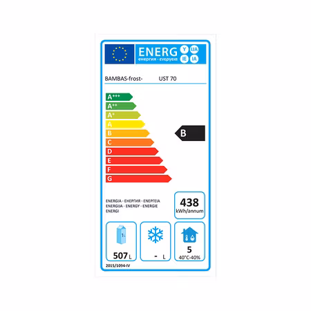 Bagerikylskåp / degkyl- 17 gejders - UST 70