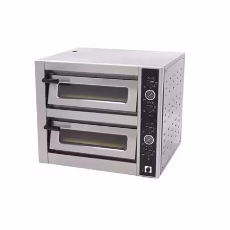 Pizzaugn med dubbel däck 500°c - 2x4 pizzor