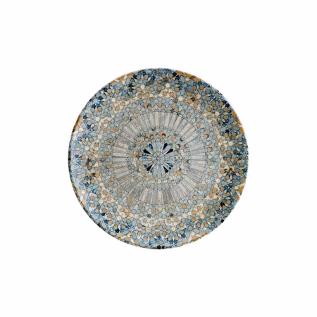 Mosaik Tallrik flat D19cm